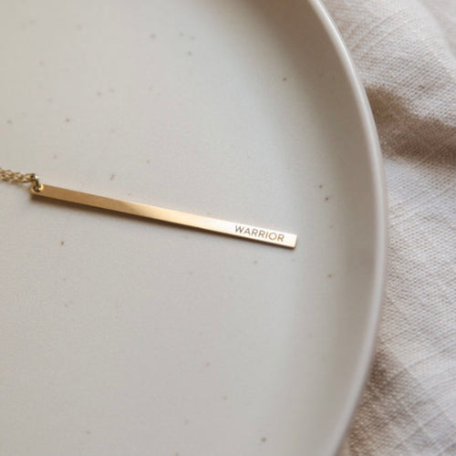 Warrior Minimal Necklace