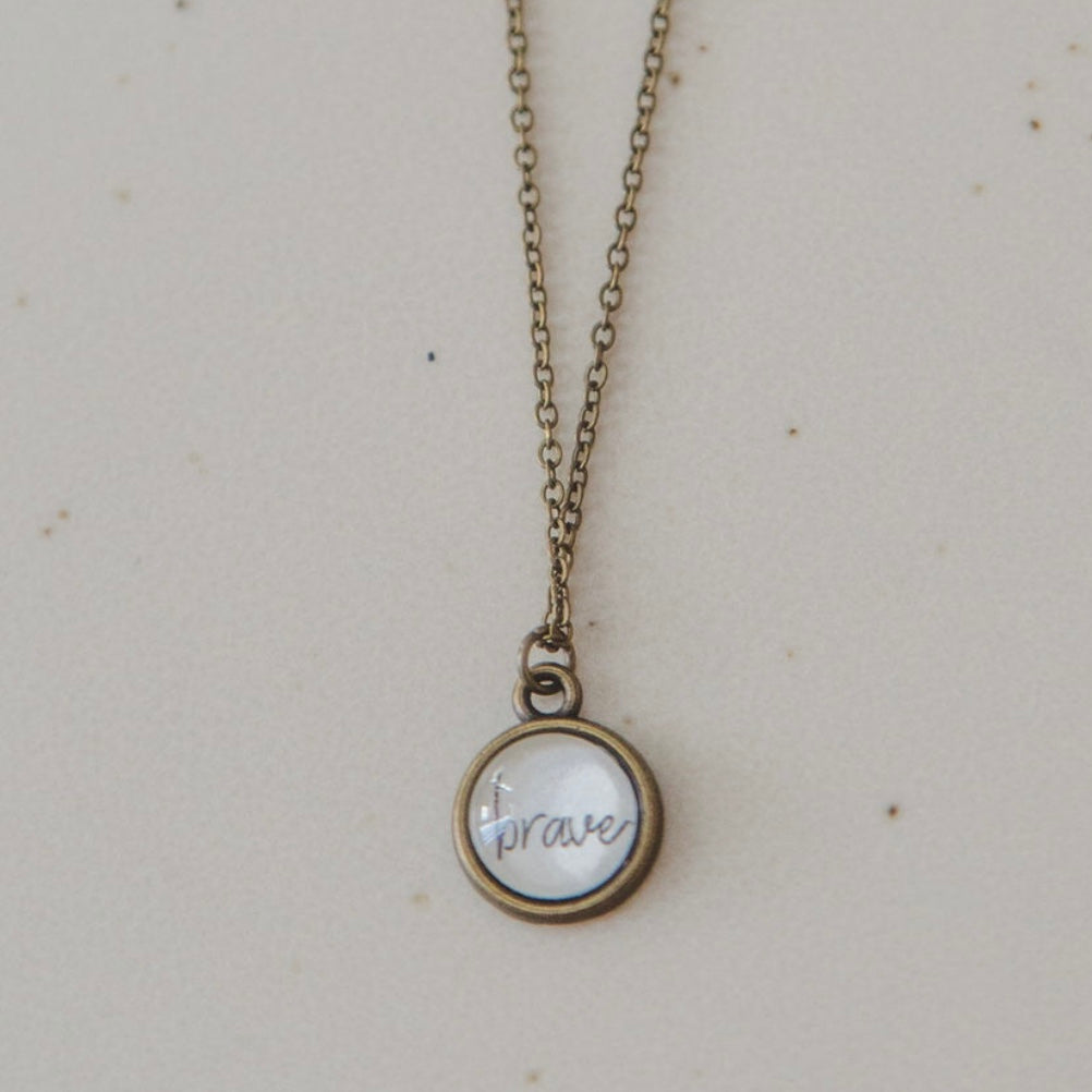 Vintage Sparrow Jewelry Tiny Classic Brave Necklace 