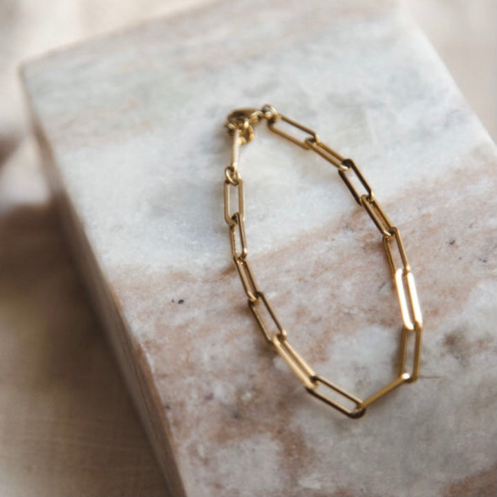 Vintage Sparrow Jewelry 14k minimalist eternity bracelet