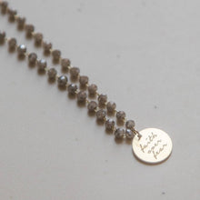 Load image into Gallery viewer, Serenity Stone Gray Necklace