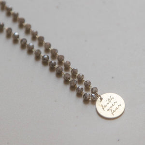 Serenity Stone Gray Necklace