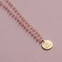 Load image into Gallery viewer, Serenity Stone Pink Necklace