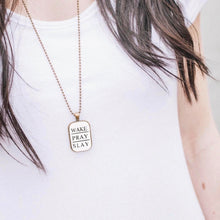 Load image into Gallery viewer, Wake Pray Slay Necklace