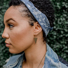 Load image into Gallery viewer, Tri Brass Earrings