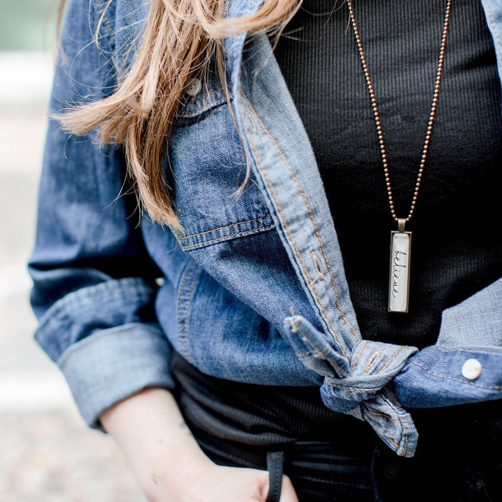 Believe Necklace by The Vintage Sparrow