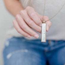 Load image into Gallery viewer, Faith Over Fear Necklace by The Vintage Sparrow