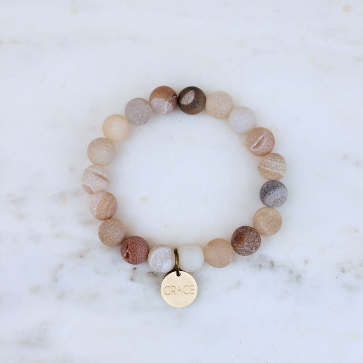 Vintage Sparrow Jewelry Serenity Stones Desert Tone Bracelet