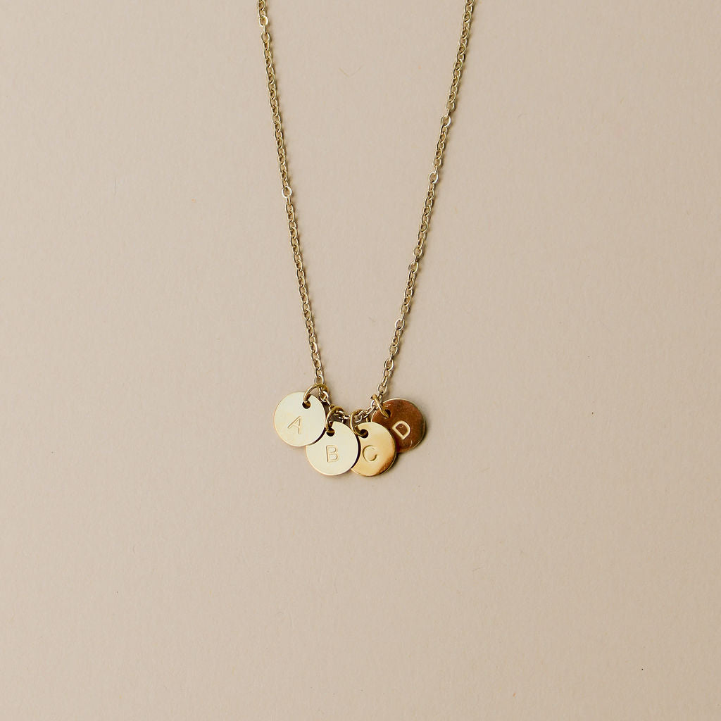 Vintage Sparrow Jewelry 14k Minimalist Initial Necklace