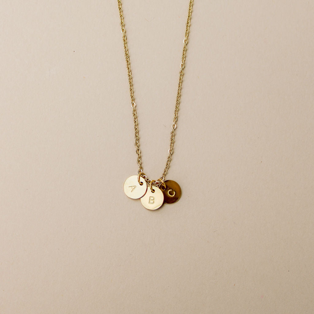 Vintage Sparrow Jewelry 14k Minimalist Initial Necklace