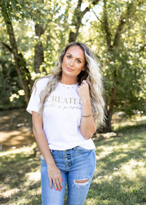 Created With a Purpose Tshirt