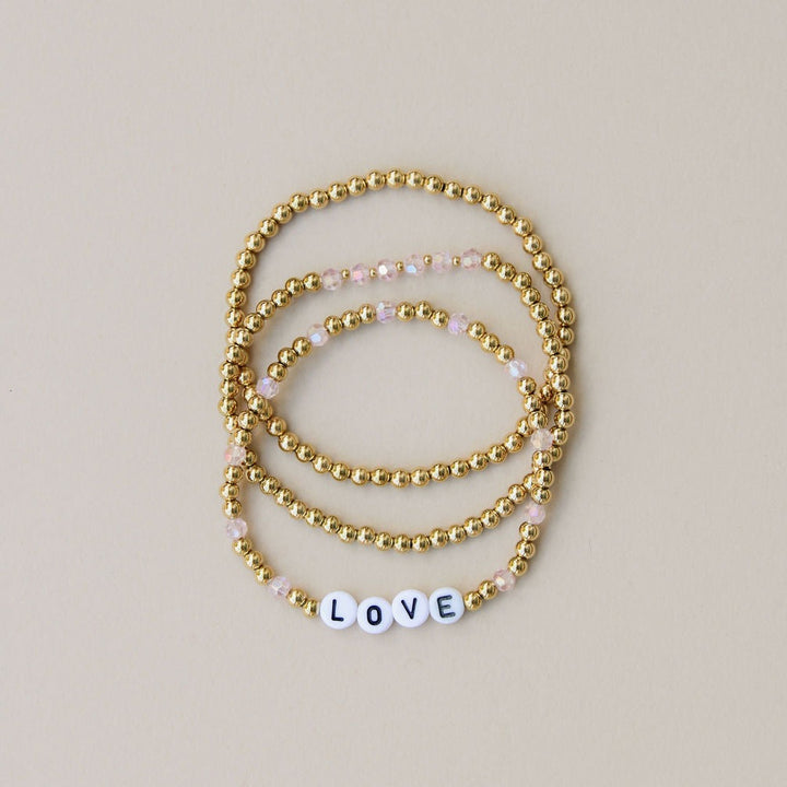 Vintage Sparrow Jewelry Love Stack Bracelet
