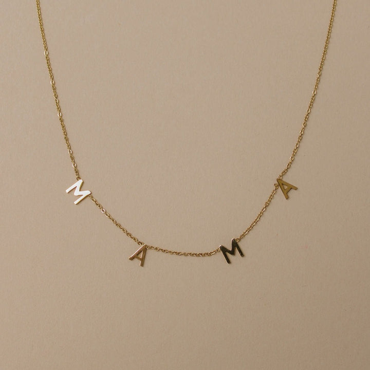 Mama Letter Necklace