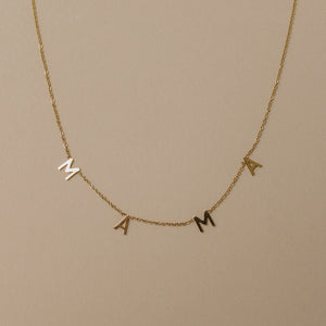 Mama Letter Necklace