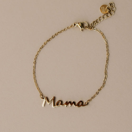 Mama Script Bracelet