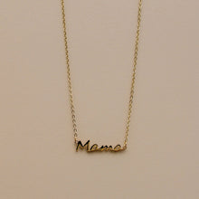 Load image into Gallery viewer, Mama Script Necklace