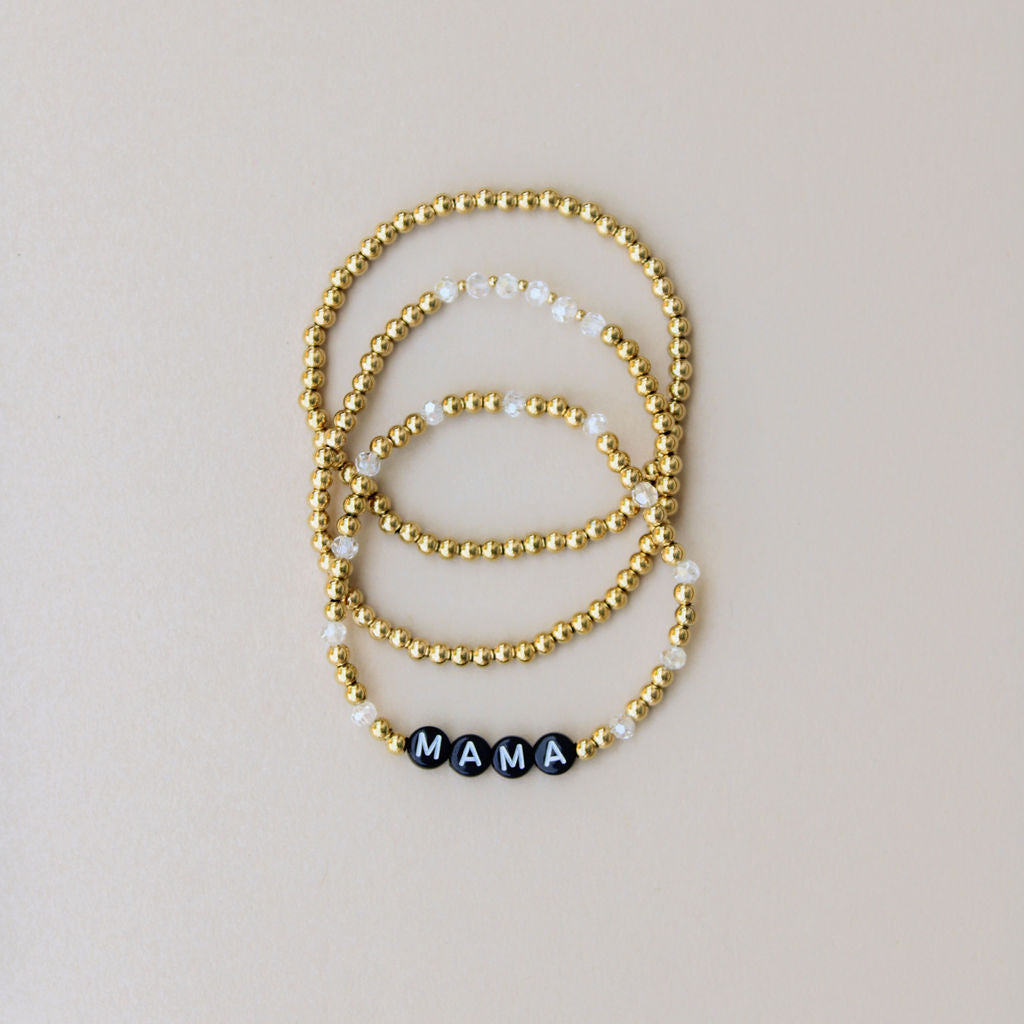 Vintage Sparrow Jewelry Mama Stacked Bracelet