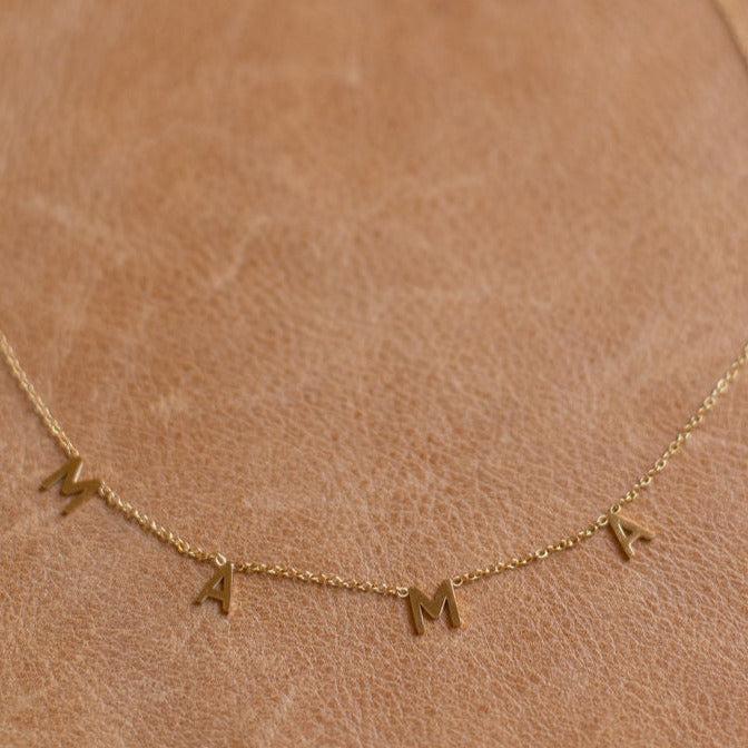 Mama Letter Necklace
