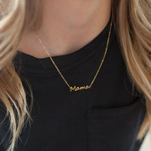 Load image into Gallery viewer, Mama Script Necklace