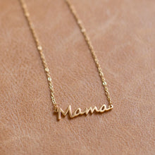 Load image into Gallery viewer, Mama Script Necklace