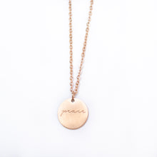 Load image into Gallery viewer, Peace Pendant
