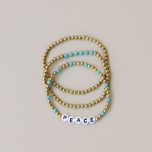Peace Bracelet Stack