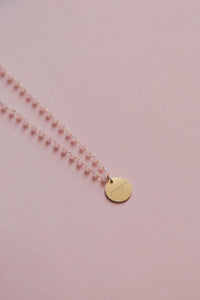 Serenity Stone Pink Necklace