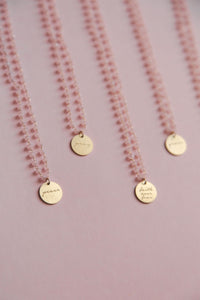 Serenity Stone Pink Necklace