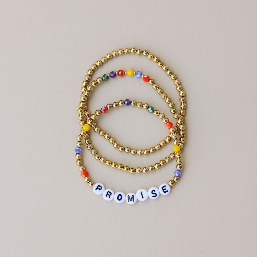 Vintage Sparrow Jewelry Promise Stack Bracelet
