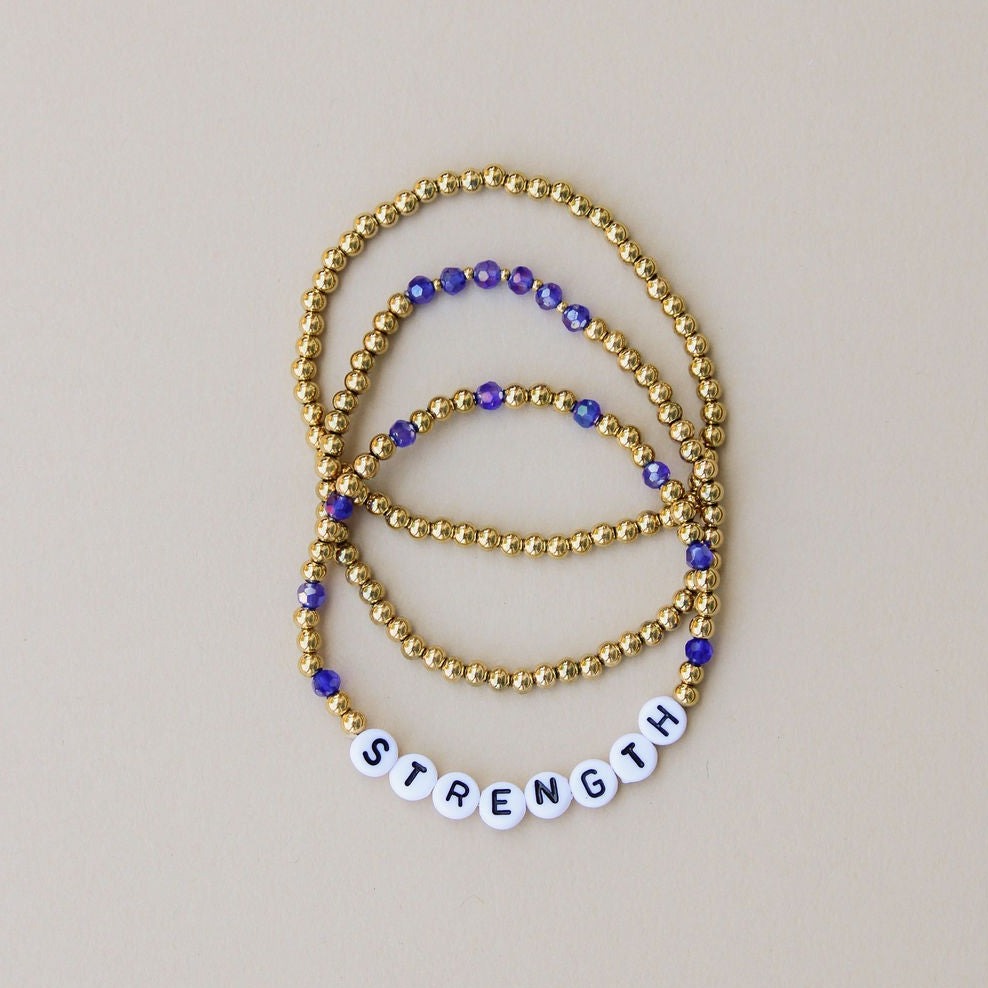 Vintage Sparrow Jewelry Strength Stack Bracelet